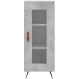  Visoka komoda siva betona 34,5x34x180 cm od konstruiranog drva | shoptok.hr