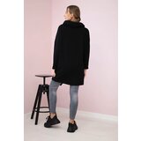 Kesi Tunic with a clutch front Oversize black | shoptok.hr