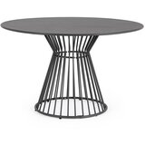 BIZZOTTO Jeklena okrogla vrtna miza ø 120 cm Austin – | Shoptok.si