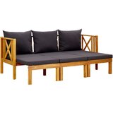 The Living Store Vrtna klop za 3 osebe z blazinami 179 cm trden akacijev les - Klop, (21481775) | Shoptok.si