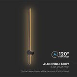  Spoljašnje LED zidno svetlo LED/12W/230V 4000K IP65 crno | Eponuda.com