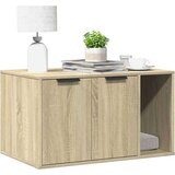 vidaXL Omara za mačje stranišče sonoma hrast 80x50x45 cm inž. les | Shoptok.si