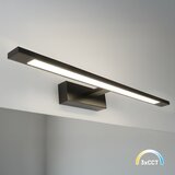  LED osvetljenje za kupatilsko ogledalo KLIMT LED/12W/230V 3000/4000/6000K 60 cm IP44 crna | Eponuda.com