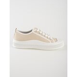 Shelvt Women's beige platform sneakers | Shoptok.si