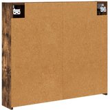  Kupaonski ormar s ogledalom Dimljeni hrast 80 x 14.5 x 70 cm | shoptok.hr