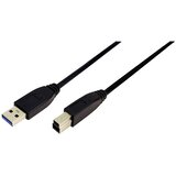 Logilink USB kabel USB 3.2 gen. 1 (USB 3.0) USB-A vtič\, USB-B vtič 3.00 m črna, (20415753) | Shoptok.si