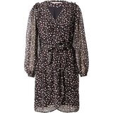 Esqualo Obleka rjava / črna / bela | Shoptok.si