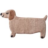 Sass & Belle Bež tekstilna kupaonska prostirka 47x80 cm Sausage Dog – Cijene