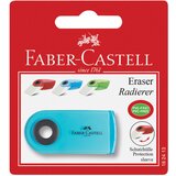 Gumica PLASTIČNA SLEEVE MINI FABER CASTELL 182413 BIJELO/PROZIRNO SORTIRANO BLISTER-EOL!! | shoptok.hr