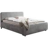 MID.YOU OBLAZINJENA POSTELJA 160 cm x 200 cm , les, umetna masa, tekstil, leseni material siva | Shoptok.si