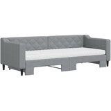  Dnevni krevet na razvlačenje svjetlosivi 80 x 200 cm od tkanine | shoptok.hr