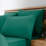 Catherine Lansfield Temno zelena posteljnina za zakonsko posteljo iz mikrovlaken 200x200 cm So Soft Easy Iron – | Shoptok.si