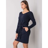 RUE PARIS Dress-RV-SK-6037.18X-navy blue | Shoptok.si