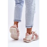 Boto Women's Trendy Lace-up Sport Shoes Beige-Pink Chillout! | shoptok.hr