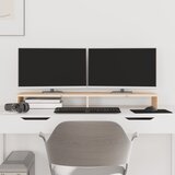  Stalak za monitor 100x27x10 cm od masivne borovine | shoptok.hr