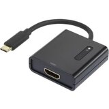 Renkforce USB / HDMI adapter [1x USB-C™ utikač - 1x HDMI-utičnica] crni, pozlaćeni kontakti | Eponuda.ba