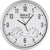  SAT ZIDNI S VLAGOMJEROM I TERMOMETROM MACMA 41238-06 BIJELI Cene