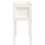 vidaXL Vrtno korito z nogami belo 70x31x70 cm trdna borovina | Shoptok.si