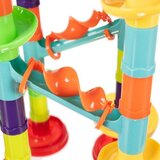 Kruzzel 3D staza za kuglice s 30 kuglica, konstrukcijski set | shoptok.hr