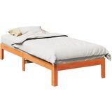 Maison Chic Posteljni okvir - Enojna postelja - Postelja za odrasle brez vzmetnice voščeno rjav 90x200 cm borovina-J8219, (21759616) | Shoptok.si