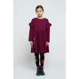 Bobo Choses Otroška obleka vijolična barva