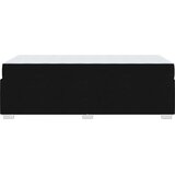 Krevetna konstrukcija s madracem Crna 80 x 200 cm tkanina | shoptok.hr