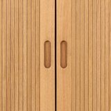 Actona Garderobna omara v hrastovem dekorju v naravni barvi 100x200x55 cm Langley – | Shoptok.si