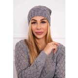 Kesi Cap with fleece Justyna K253 dark gray | Shoptok.si