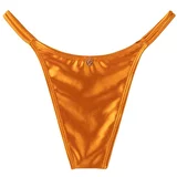 Bershka Bikini hlačke temno oranžna