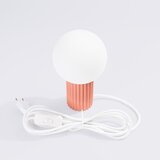 Sollux SL.1756 - Stona lampa HALO 1xG9/8W/230V prečnik 12 cm ružičasta | Eponuda.com