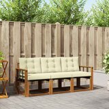  Set vanjskih sofa 3 kom. Prirodna i krem | shoptok.hr