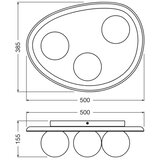 Osram plafonsko svetlo acacia nest 3xG9/5W/230V akacija | Eponuda.com