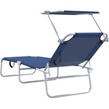  Ležaljka 2 pcs Plava 58 x 188 x 77cm Poliester | Eponuda.com