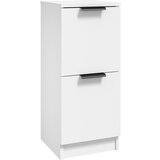 Maison Chic Komoda - Predalnik bela 30x30x70 cm konstruiran les, (21716522) Cene