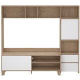 Tvilum Bijeli/u prirodnoj boji TV set u dekoru hrasta 209x183x48 cm Next – | shoptok.hr