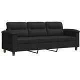  Trosjed Crna 180 cm od mikrovlakana | shoptok.hr