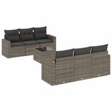  7-dijelni set vrtnih sofa sivi od poliratana | shoptok.hr