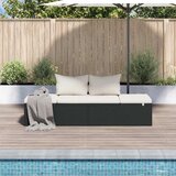  Ležaljka za sunčanje crna 195 x 60 cm poliratan | shoptok.hr