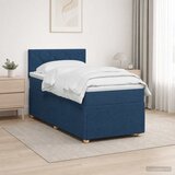 Boxspring krevet s madracem Plava 90 x 190 cm Tkanina | shoptok.hr