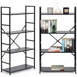Modern Home polica za knjige LOFT 4 black Cene