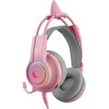 Rampage Slušalice sa mikrofonom gaming RM-K91 X-CATTY Pink USB 7.1 Version RGB Gaming Headset, 36032 | Eponuda.ba