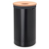 Brabantia laundry basket 60L round, black (OŠTEĆEN ARTIKL) | shoptok.hr