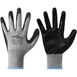 Rukavice za rad 24 pcs Siva i crna 9 / l Poliester | shoptok.hr