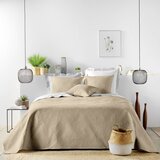 Douceur d intérieur Bež prošiven set navlake za poplun i jastučnice od mikrovlakana 240x220 cm Romane – | shoptok.hr