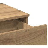  Toaletni Stolić s LED Osvjetljenjem Obrtnicki Hrast 100x40x120 cm | shoptok.hr