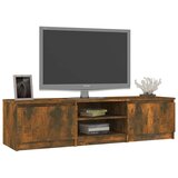 TV ormarić dimljeni hrast 140 x 40 x 35 5 cm konstruirano drvo | shoptok.hr