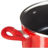 Five INDUKCIJSKI LONAC S POKLOPCEM 24CM CRVENI | shoptok.hr