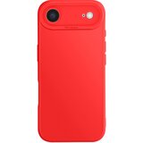 AVIZAR Ovitek za iPhone Air iz mehkega silikona z ojačitvijo bloka kamere, Rdeča, (5000190324) | Shoptok.si