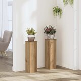  Stalci za biljke 2 kom boja hrasta 17 x 17 x 60 cm drveni | shoptok.hr