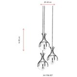 Opviq AV-1766-3ET antiquation chandelier | ePonuda.com